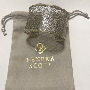 Kendra Scott Candice cuff bracelet silver and gold color